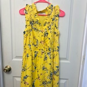 Yellow spring time dress